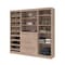 Bestar Bestar Pur 86 in Closet Organizer with Storage Cubbies in rustic brown 26853-000009 - alternate 6
